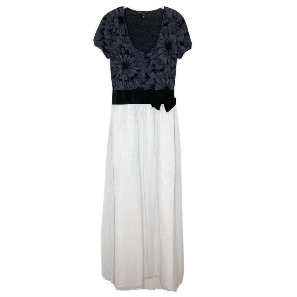 NWT Samantha Leibowitz New York Irene Floral Knit Maxi Dress Size Small